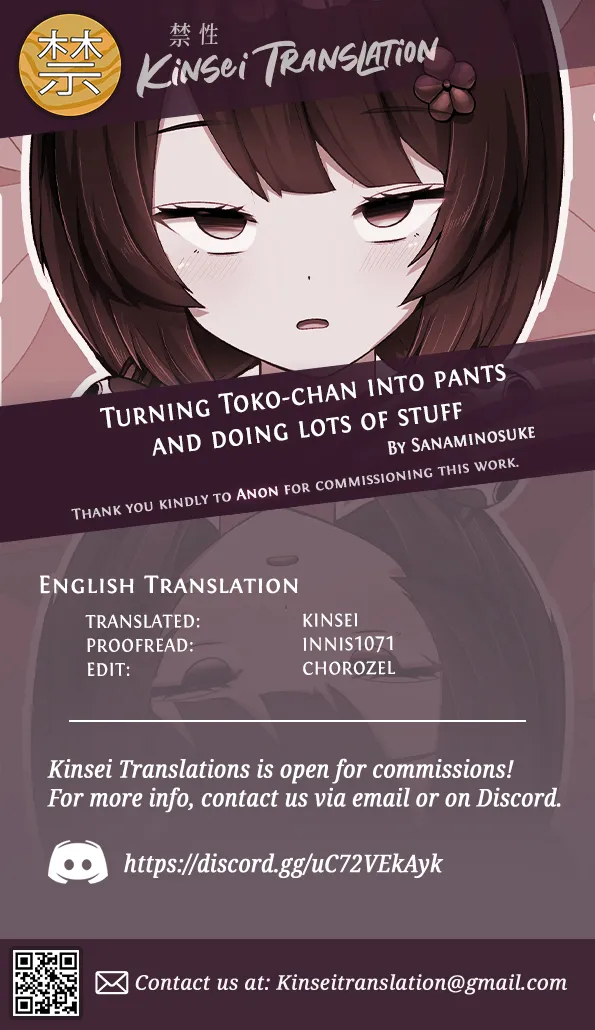 Turning Toko-chan Into Pants And Doing Lots Of Stuff page 27