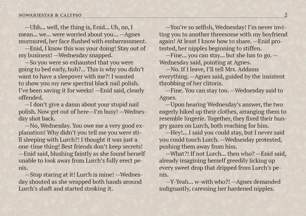 Wednesday’s Wicked Ass Bang page 5