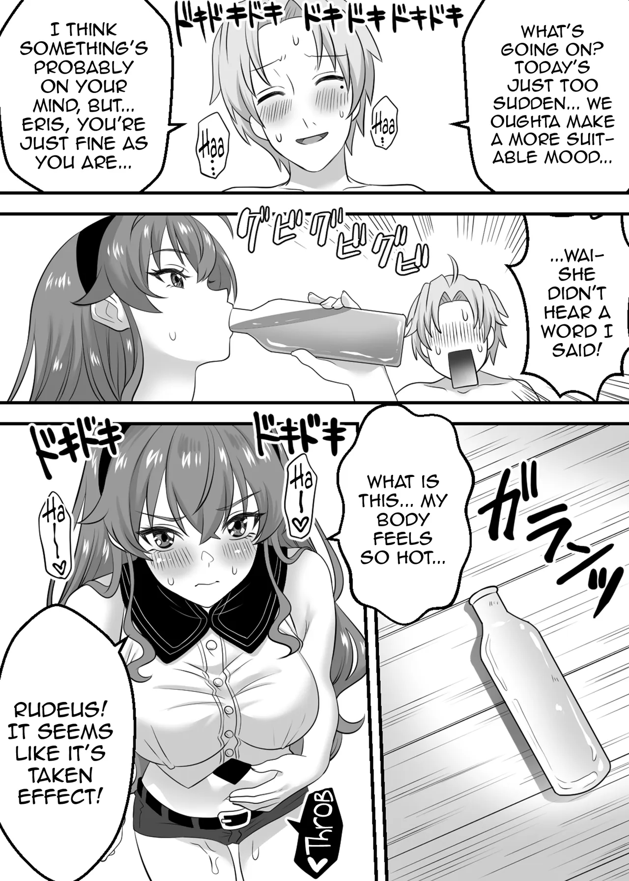 Zecchou Tensei Isekai Ittara Eris To Biyaku De Kando 500-bai No Chikubi Iki / Climax Reincarnation - After I Reincarnated In Another World I Gave Eris An Aphrodisiac And Made Her Cum From Her 500x More Sensitive Nipples page 5